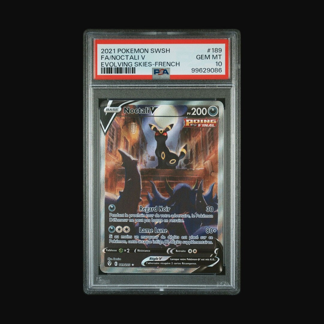 Noctali v 189/203 Evolutions Celeste - PSA 10