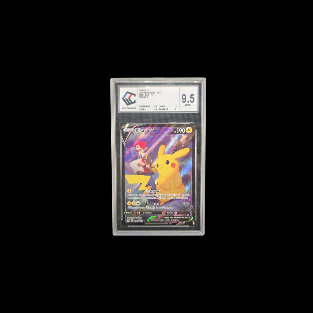 Pikachu V · Origine Perdue Galerie de Dresseurs · CCC 9.5