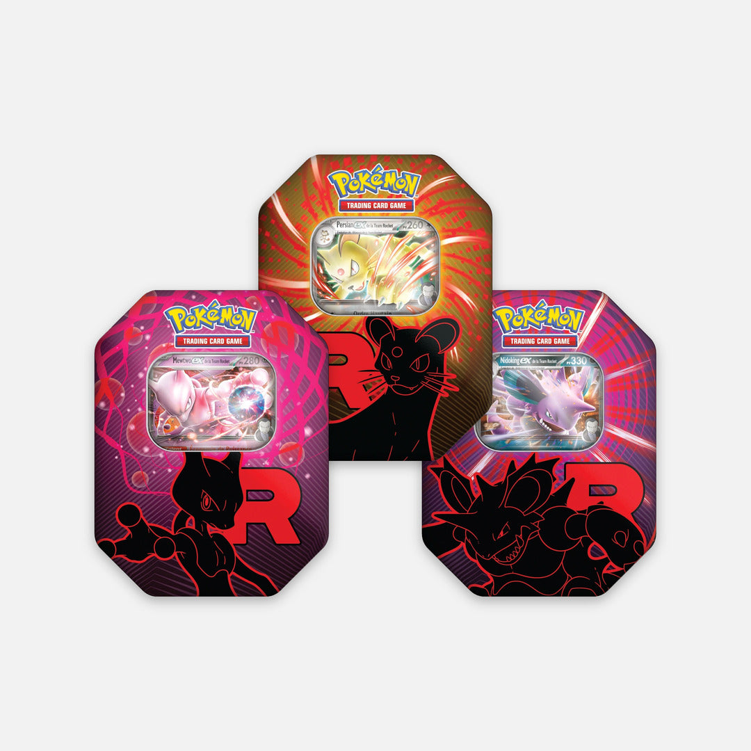 Lot de 3 Pokébox - Pokémon - Team Rocket FR