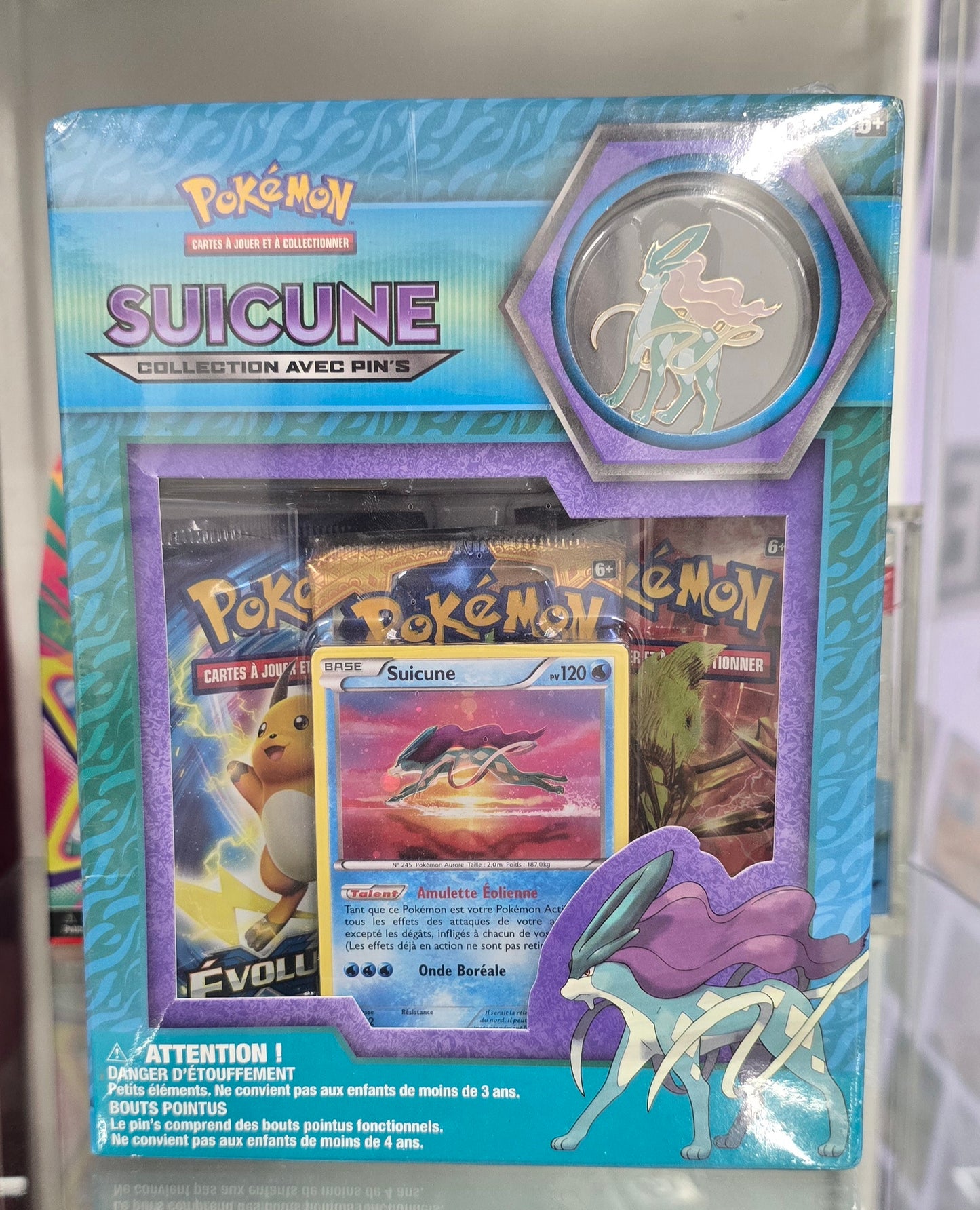 Coffret Suicune Pin's Collection - FR